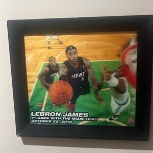 Lebron James 1st game Miami Heat